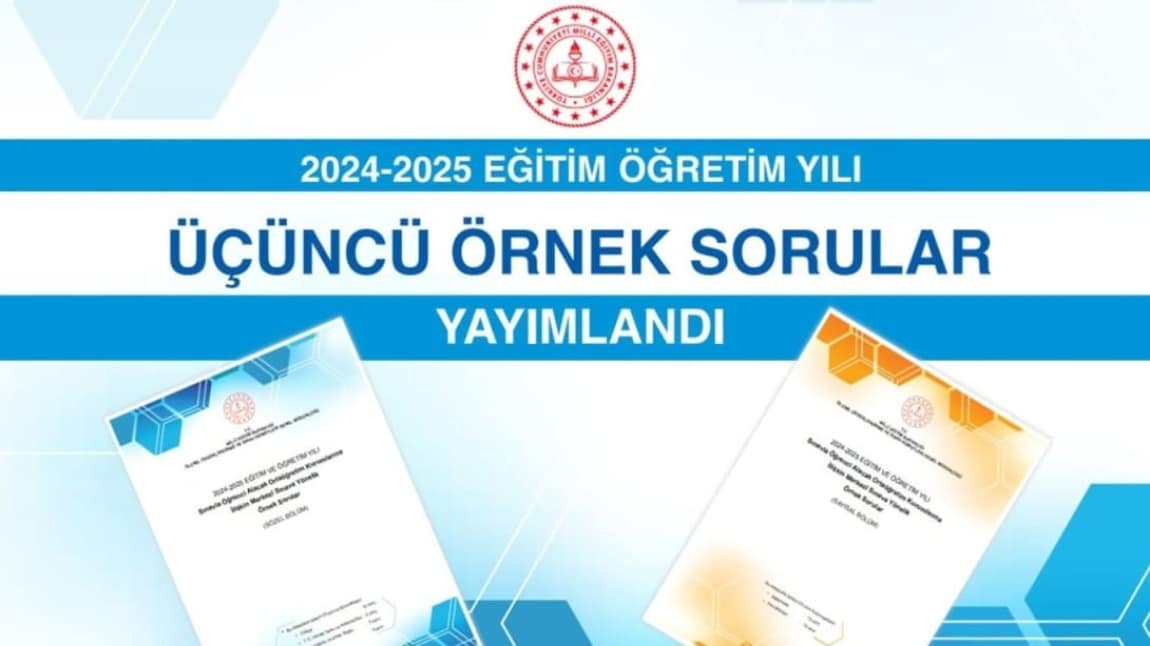 LGS KAPSAMINDAKİ MERKEZÎ SINAVA YÖNELİK ÜÇÜNCÜ ÖRNEK SORULAR VE VİDEOLU ÇÖZÜMLERİ YAYIMLANDI